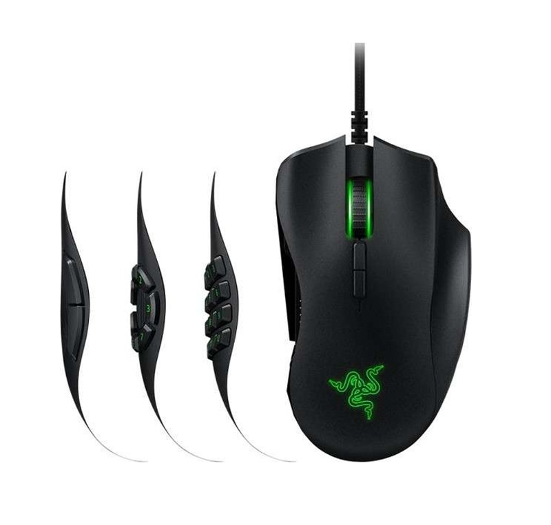 Razer Naga Trinity Gaming Mouse: 16,000 DPI Optical Sensor